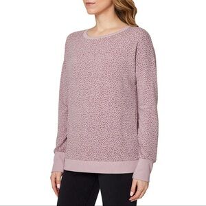 Mondetta Leopard Print Relaxed Fit Sweater